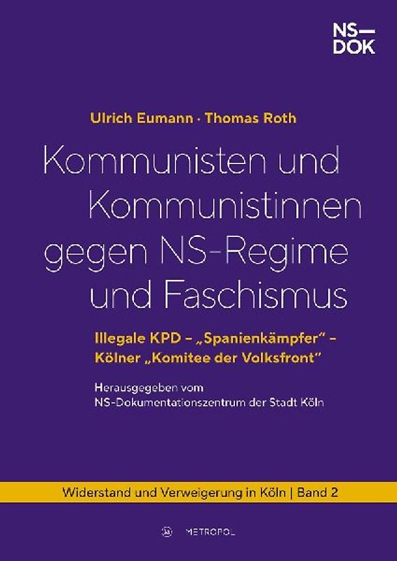 Kommunisten und Kommunistinnen gegen NS-Regime und Faschismus