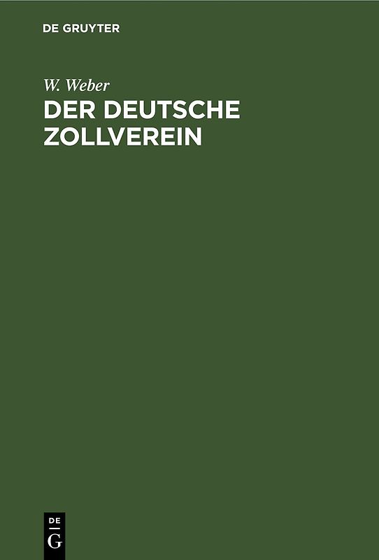 Der deutsche Zollverein