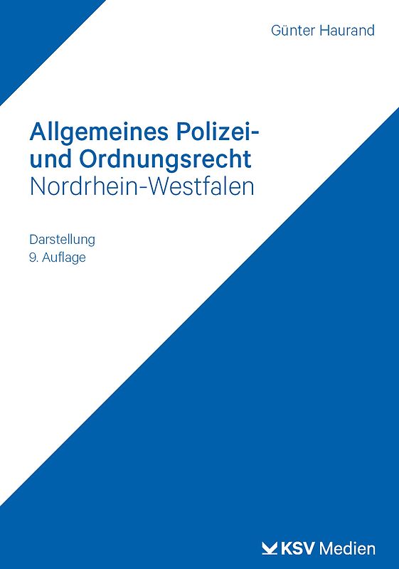Allgemeines Polizei- und Ordnungsrecht Nordrhein-Westfalen