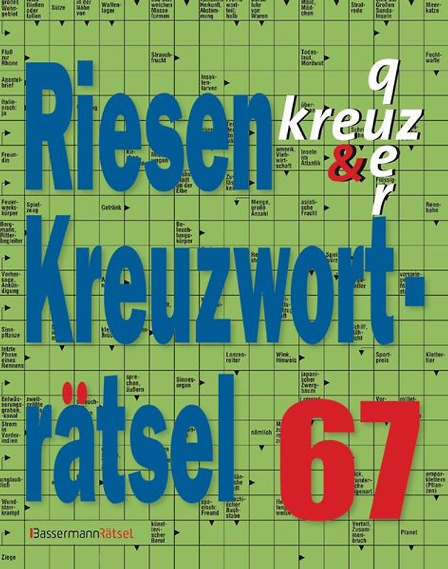 Riesen-Kreuzworträtsel 67 (5 Exemplare à 2,99 €)