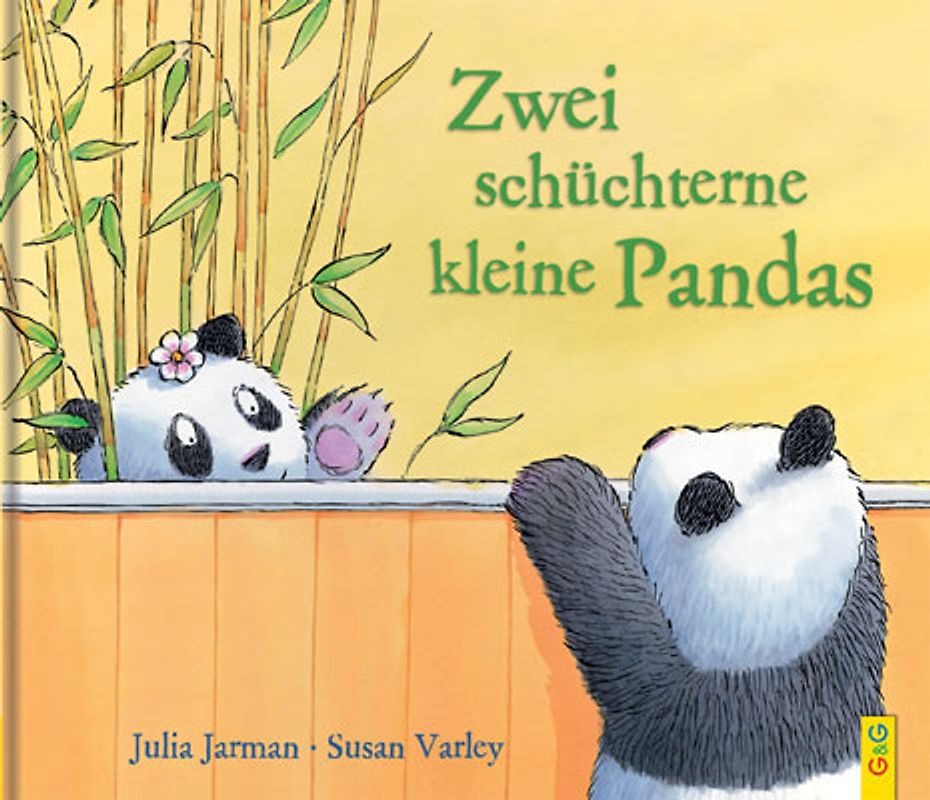 Zwei schüchterne kleine Pandas