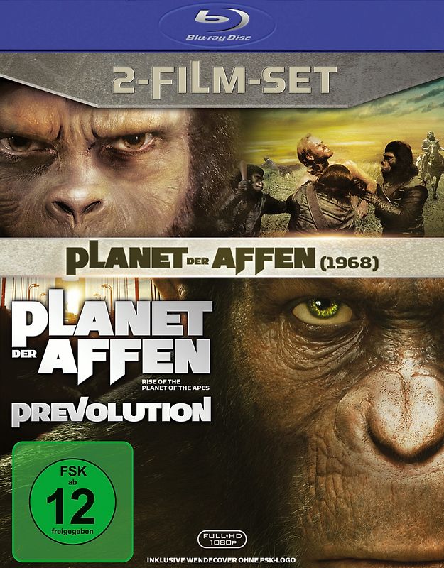 Planet der Affen + Planet der Affen: Prevolution Blu-ray Disc