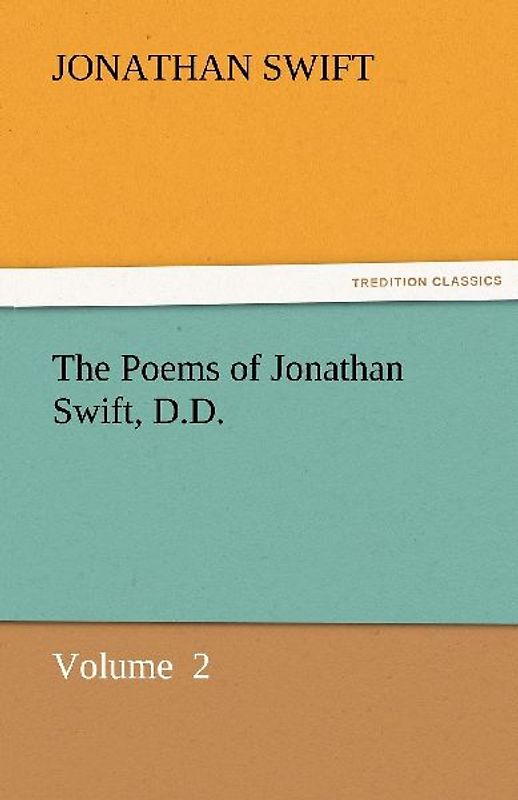 The Poems of Jonathan Swift, D.D.
