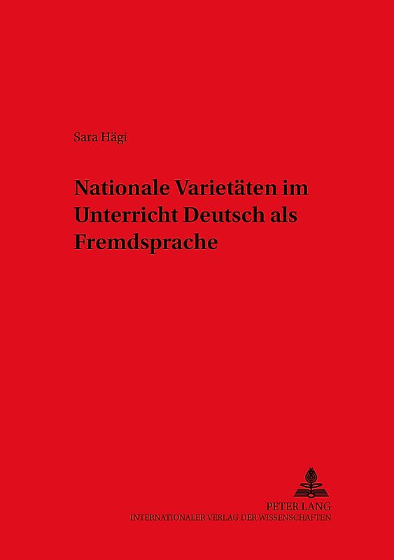 Nationale Varietäten im Unterricht Deutsch als Fremdsprache