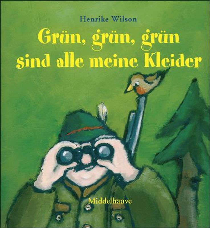 Grün, grün, grün sind alle meine Kleider. Lied mit Noten