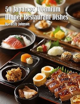 50 Japanese Premium Dinner Restaurant Dishes