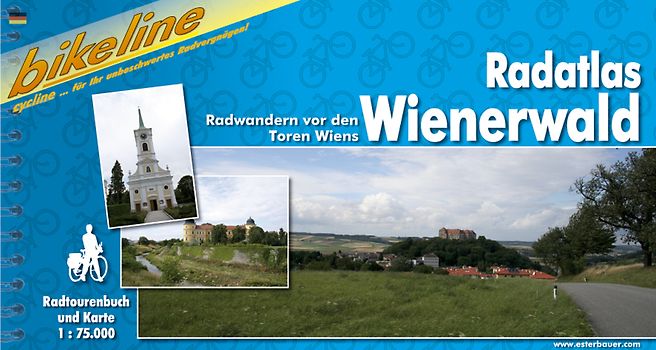 Radatlas Wienerwald. Radwandern vor den Toren Wiens. 1:75000