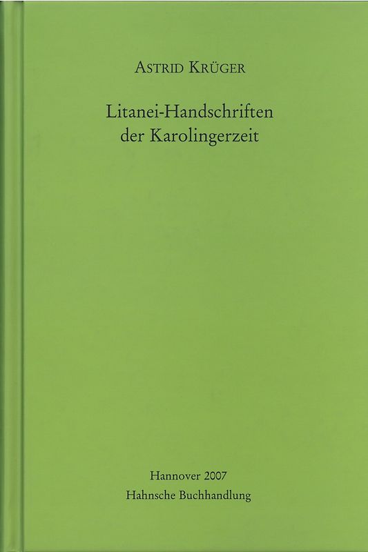 Litanei-Handschriften der Karolingerzeit