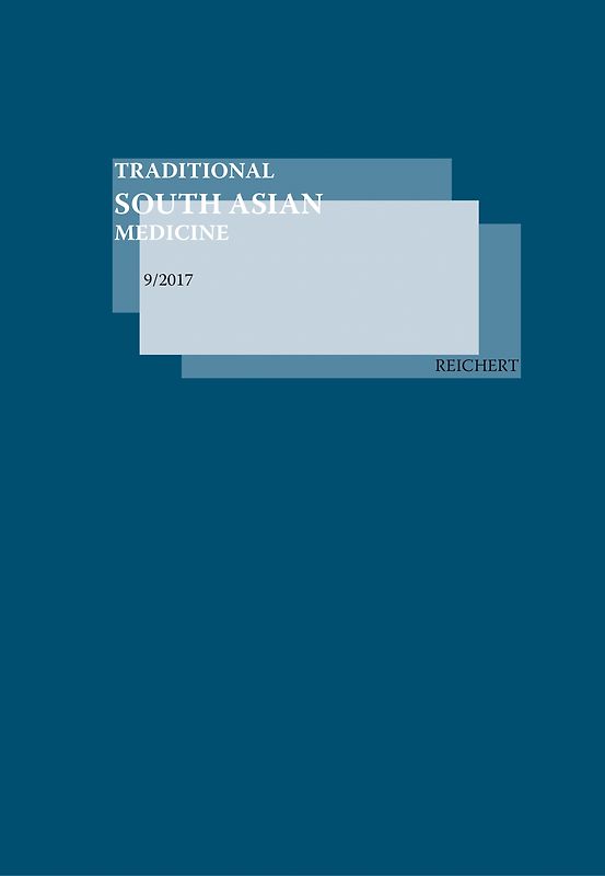 Traditional South Asian Medicine TSAM, Vol. 9