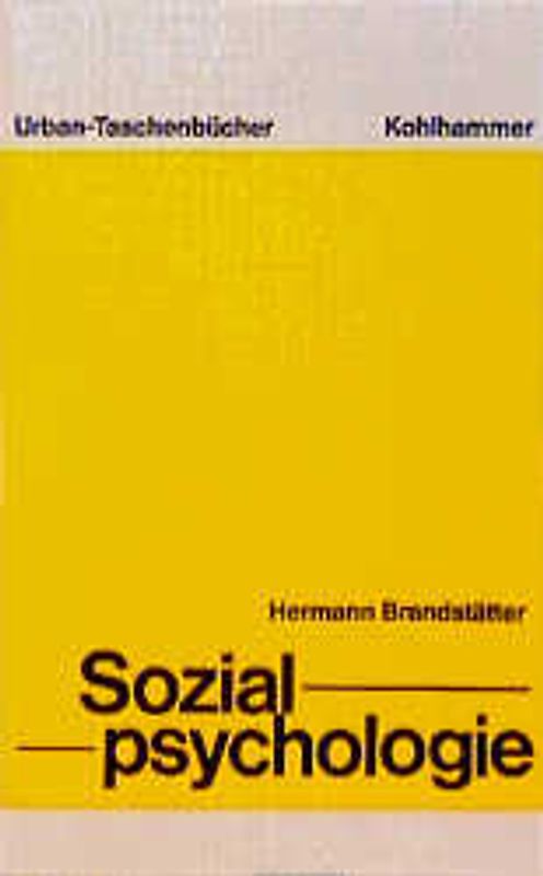 Sozialpsychologie. Psychologie sozialer Erfahrungen