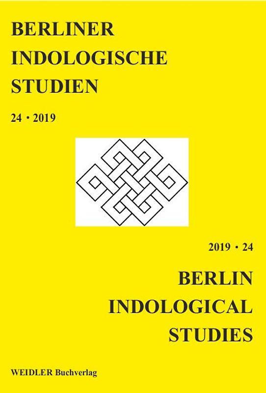 Berliner Indologische Studien, Band 24