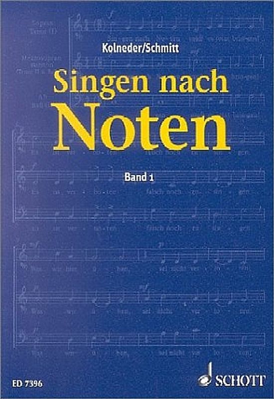 Singen nach Noten