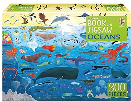 Book and Jigsaw Oceans (Usborne Book and Jigsaw)