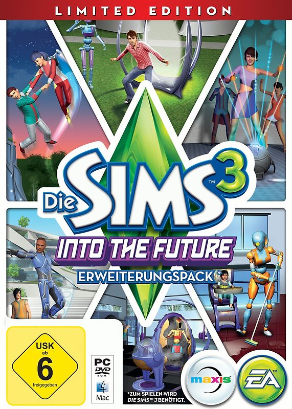Die Sims 3: Into the Future [Limited Edition, Add-On] PC Spiele