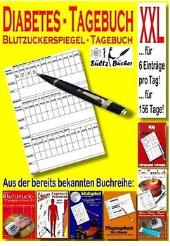 Diabetes Tagebuch - Blutzuckerspiegel Tagebuch XXL