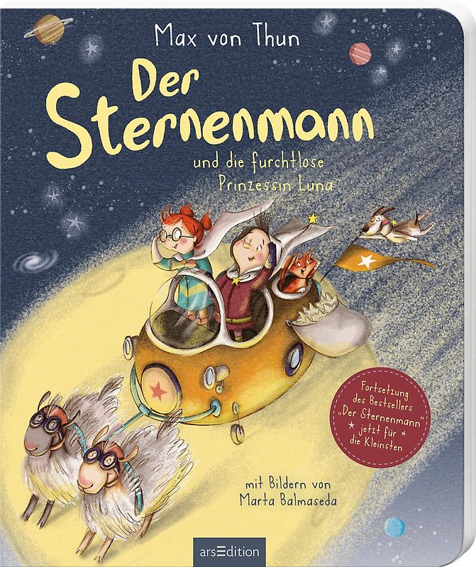 Der Sternenmann und die furchtlose Prinzessin Luna (Pappbilderbuch)