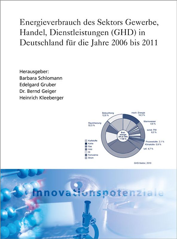 Energieverbrauch des Sektors Gewerbe, Handel, Dienstleistungen (GHD) in Deutschland für die Jahre 2006 bis 2011.