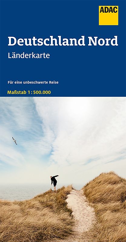 ADAC Länderkarte Deutschland Nord 1:500.000