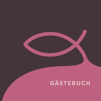 Gästebuch: Für die Kommunion · Taufe · Konfirmation · Erinnerungsalbum für handgeschriebene Glückwünsche · Rosa Design passend für Mädchen
