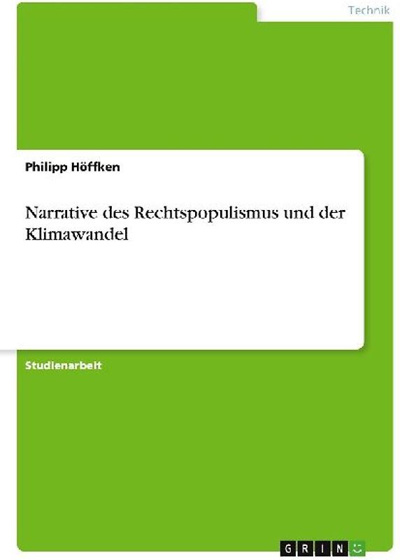 Narrative des Rechtspopulismus und der Klimawandel