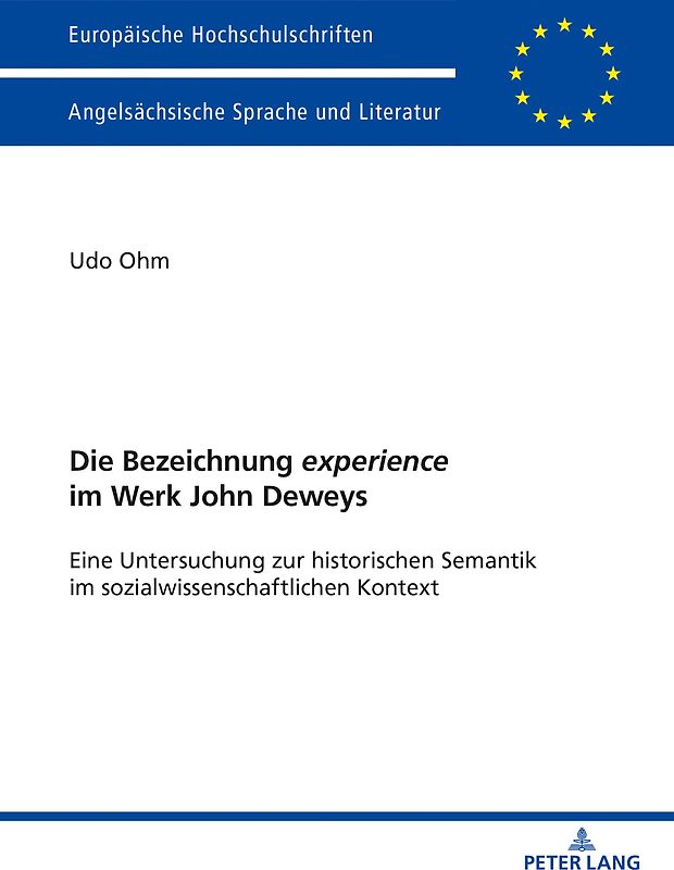 Die Bezeichnung «experience» im Werk John Deweys