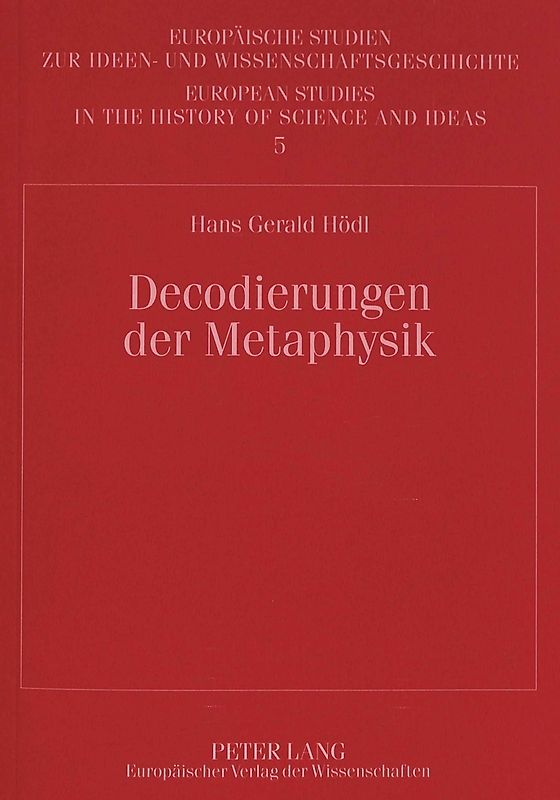 Decodierungen der Metaphysik