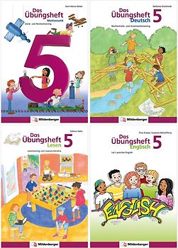 Sicher ins 6. Schuljahr – Paket: Rechnen – Schreiben – Lesen – Grammatik – Englisch · Klasse 5