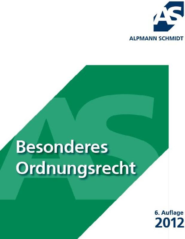 Besonderes Ordnungsrecht