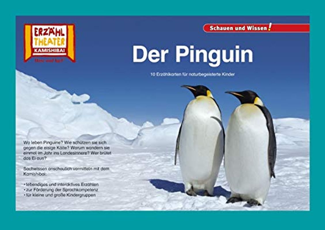 Kamishibai: Der Pinguin: 10 Fotobildkarten für das Erzähltheater