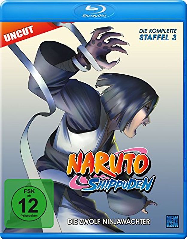 Naruto Shippuden, Staffel 3: Die Zwölf Ninjawächter Blu-ray Disc