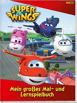 Super Wings: Mein großes Mal- und Lernspielbuch
