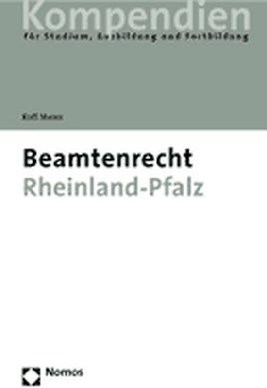 Beamtenrecht Rheinland-Pfalz