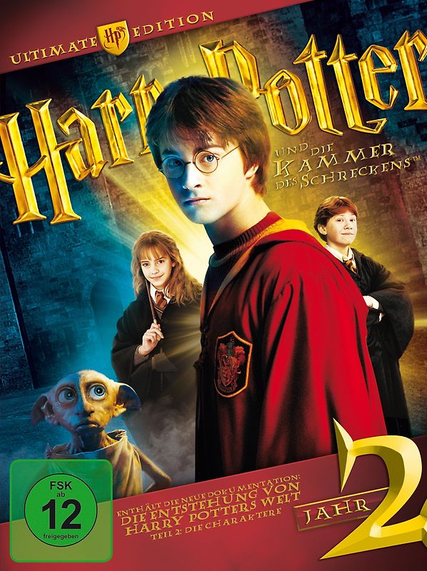 Harry Potter 2: Die Kammer des Schreckens [4 DVDs, Ultimate Edition inkl. Fotoalbum & 2 Charakterkarten] DVD