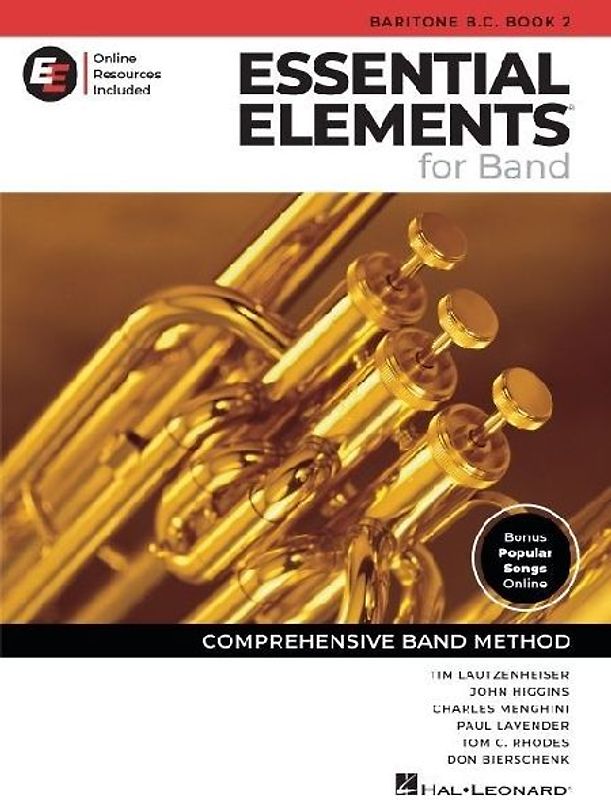 Essential Elements for Band - Baritone B.C. Book 2 with Eei