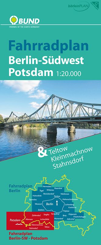 Fahrradplan Berlin-Südwest, Potsdam