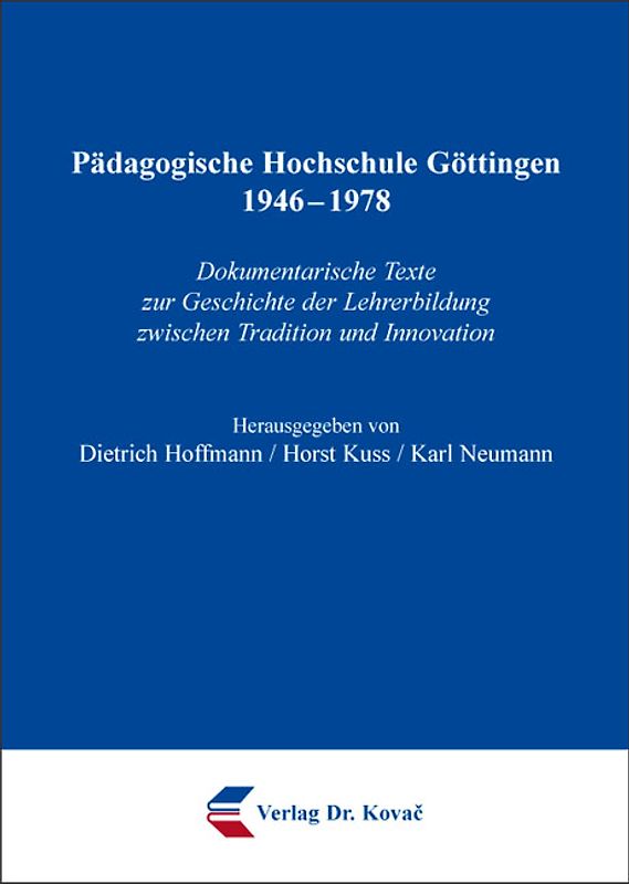 Pädagogische Hochschule Göttingen 1946-1978