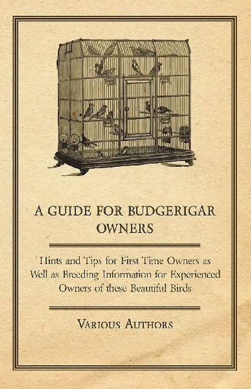 A Guide for Budgerigar Owners - Hints and Tips for First Time Owners as Well as Breeding Information for Experienced Owners of these Beautiful Birds