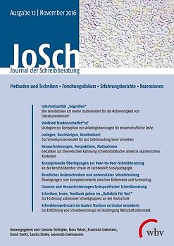 JoSch - Journal der Schreibberatung 02/2016