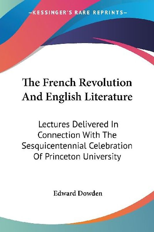 The French Revolution And English Literature