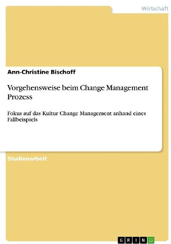 Vorgehensweise beim Change Management Prozess
