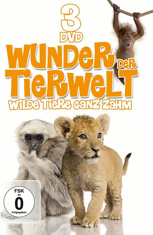Wunder der Tierwelt - Wilde Tiere ganz zahm [3 DVDs] DVD