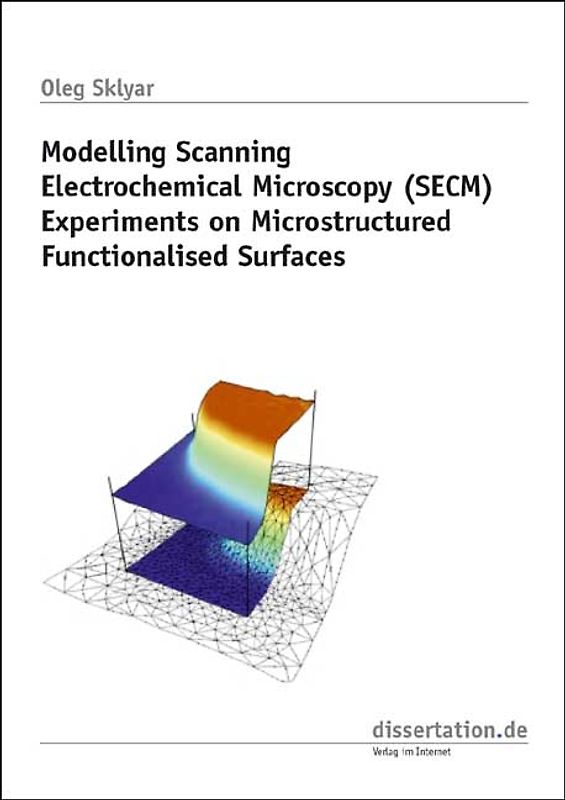 Modelling Scanning Electrochemical Microscopy (SECM) Experiments on Microstructured Functionalised Surfaces
