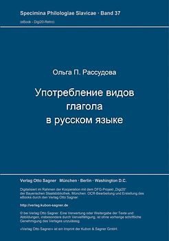 Upotreblenie vidov glagola v russkom jazyke