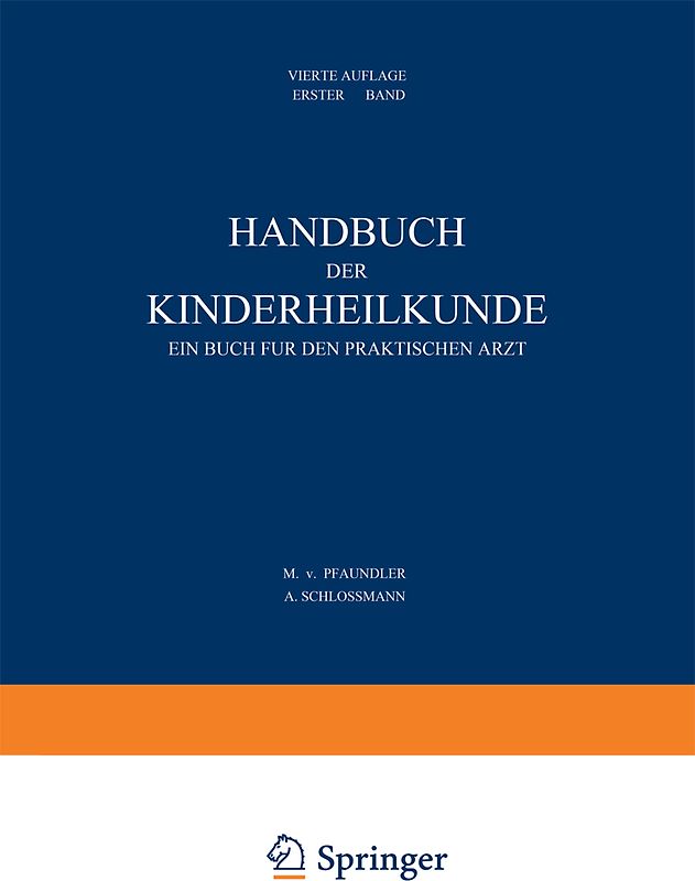 Handbuch der Kinderheilkunde