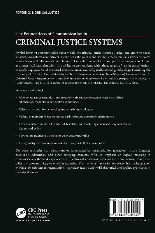 The Foundations of Communication in Criminal Justice Systems
