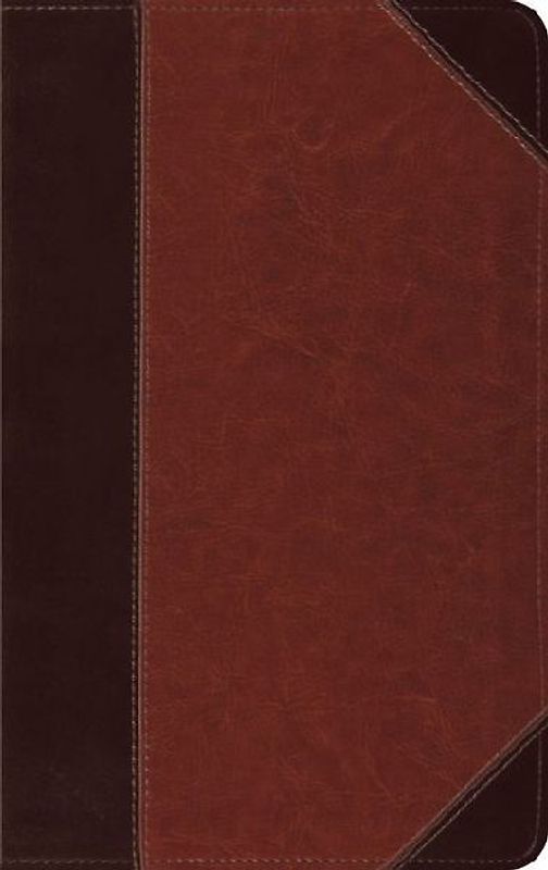 ESV Thinline Bible, Red Letter (Trutone, Brown/Cordovan, Portfolio Design)
