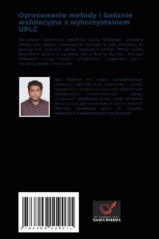 Opracowanie metody i badanie walidacyjne z wykorzystaniem UPLC