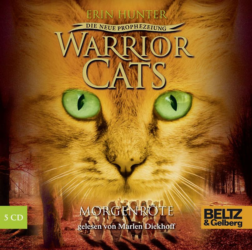 Warrior Cats - Die neue Prophezeiung. Morgenröte. II, Folge 3, gelesen von Marlen Diekhoff, 5 CDs in der Multibox, 6 Std.35 Min.
