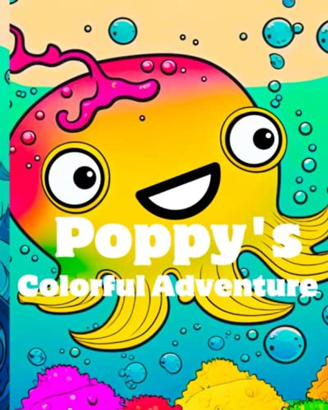 Poppy's Colorful Adventure: Bringing Happiness to the Deep Blue Sea: Ocean Animal Book for Kids Ages 0-8: Inspirational Story for Children