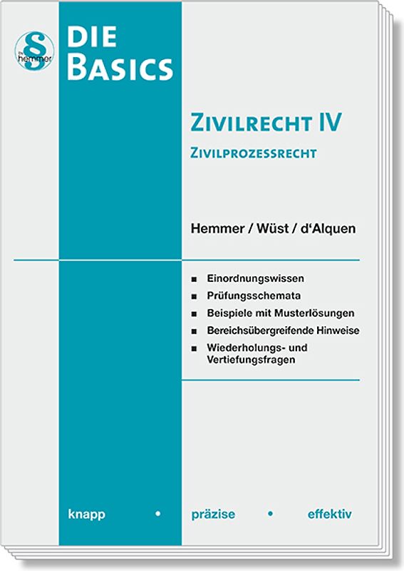 Basics - Zivilrecht IV Zivilprozessrecht (ZPO)